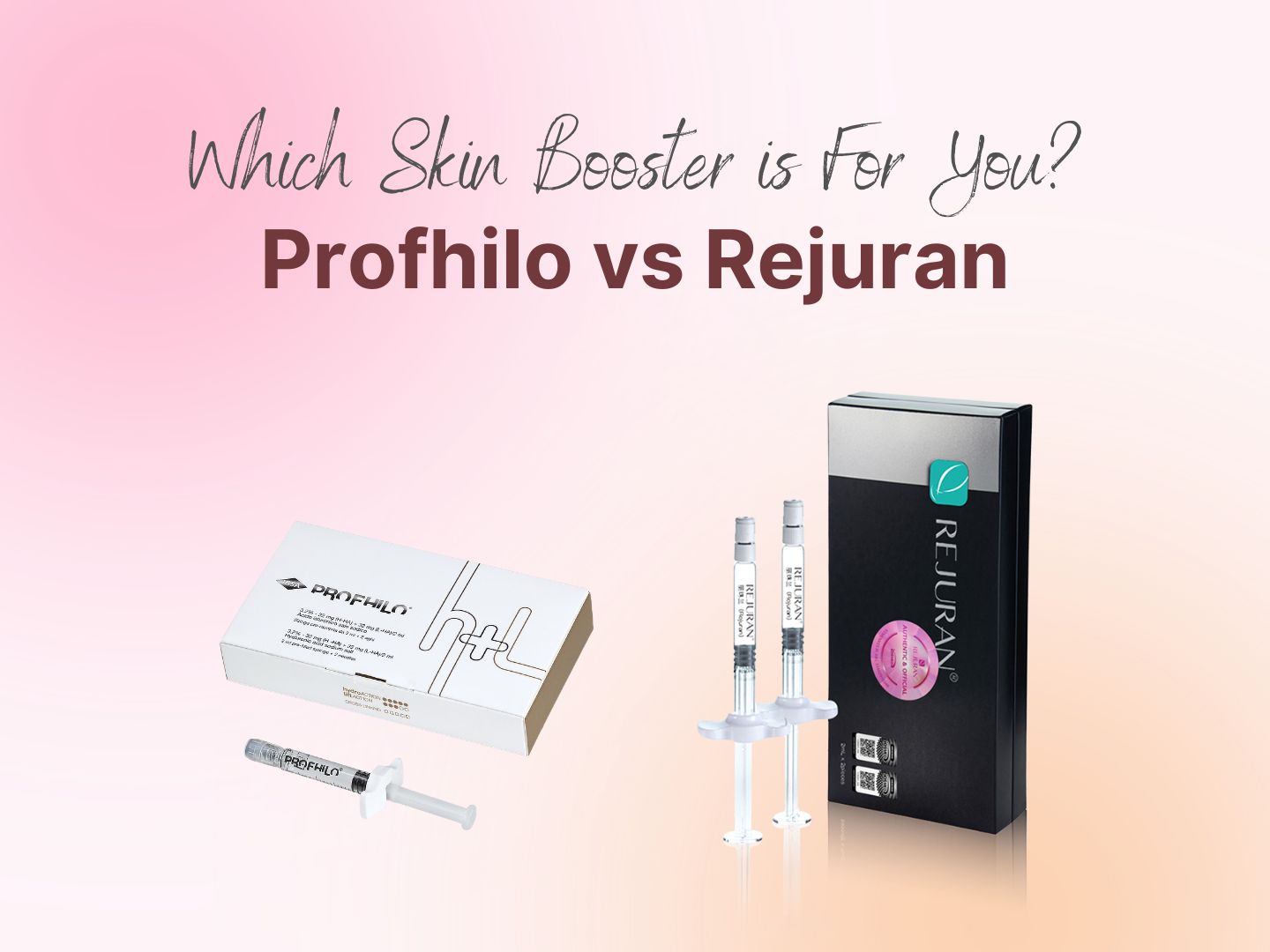 Profhilo vs rejuran